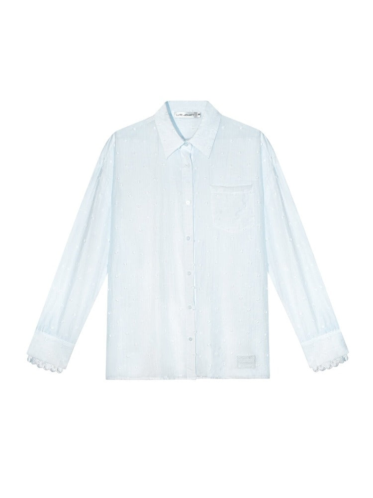 Polka Dot Lace Shirt