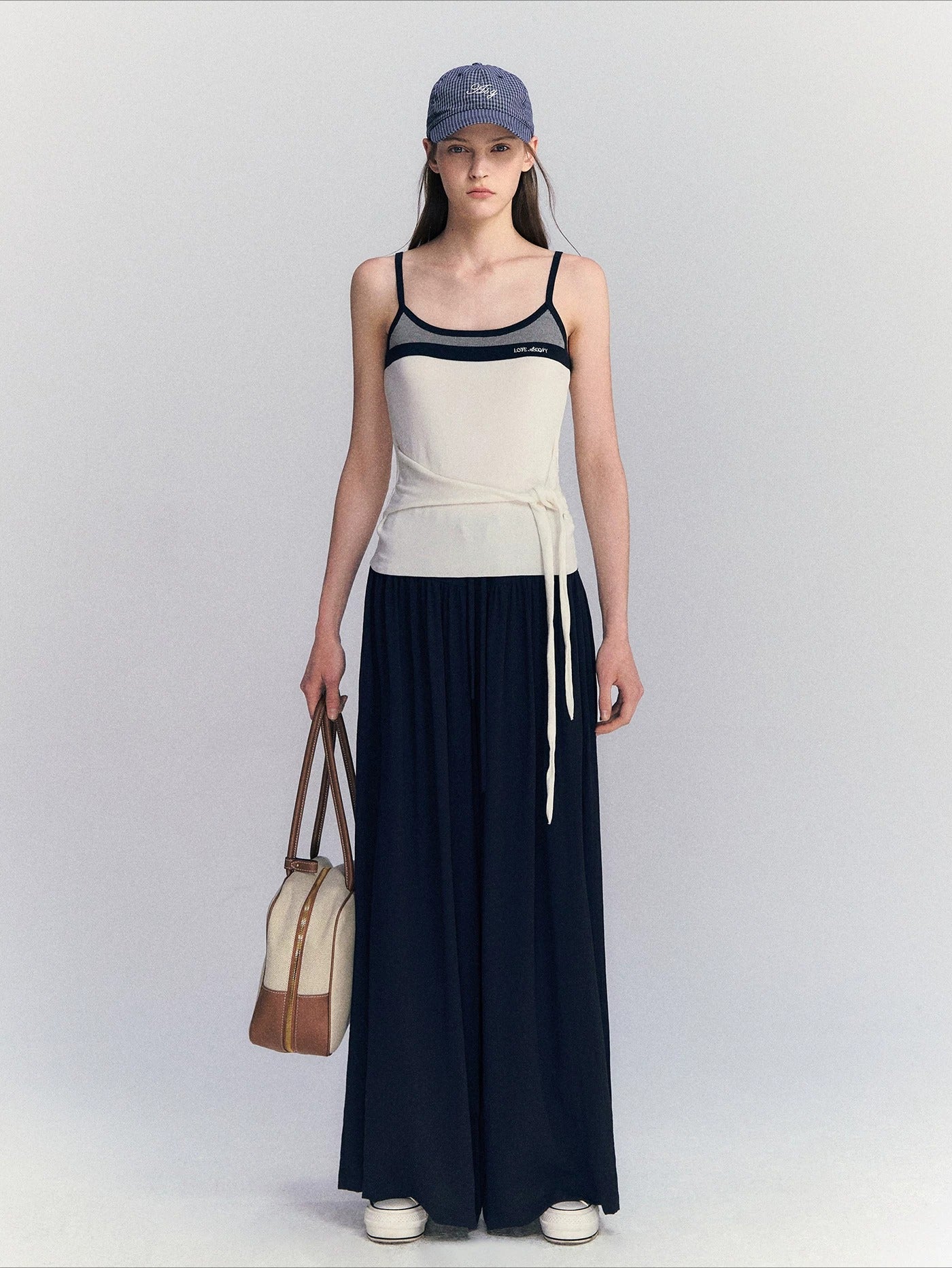 Contrast Strap Tank Top
