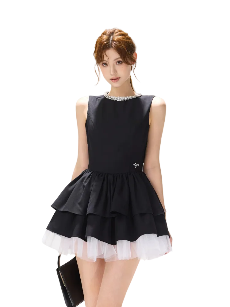 Ballet Princess Embellished Sleeveless Dress