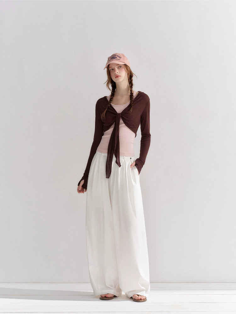 Pleated Balloon Pants
