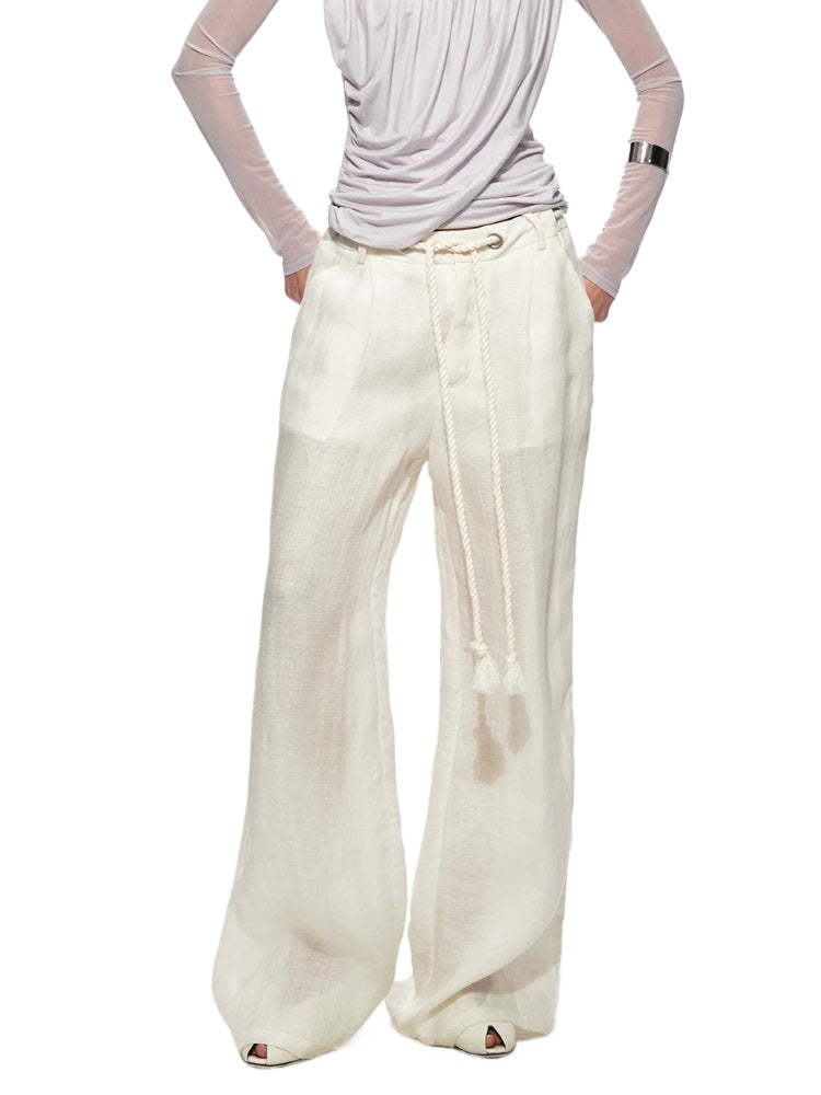 Linen Wide Leg Pants