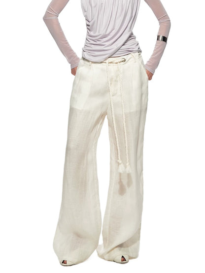 Linen Wide Leg Pants