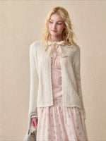 Ribbon Knit Cardigan