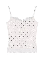 Polka Dot Lace Camisole