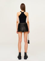 Halter Raglan Knit Vest