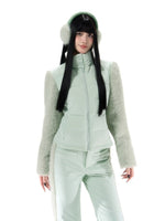 Windproof Waterproof Down Ski Jacket Pants Set