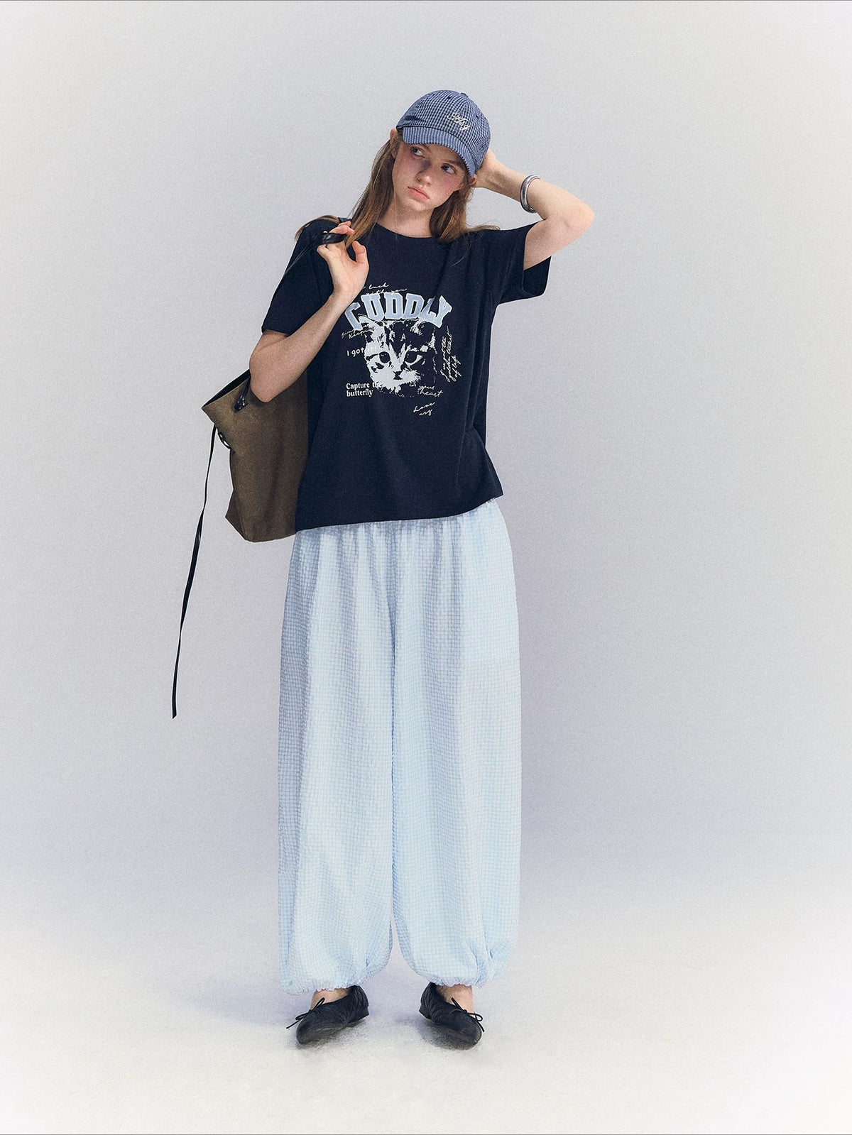 Cat Print T-Shirt