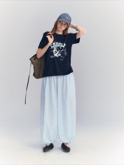 Cat Print T-Shirt