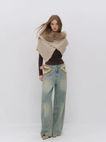 Draped Lace Tencel Top