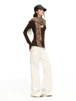 Contrast Flare Jeans