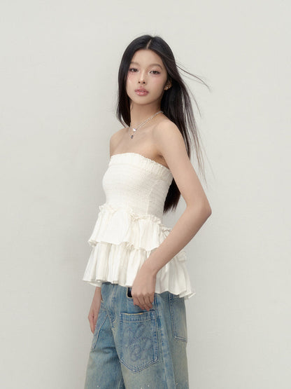 Wrinkled Convertible Cake Skirt
