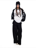 Drawstring Wide Leg Pants