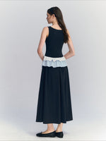 Lace Ruffle Maxi Dress