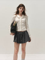 Peter Pan Collar Knit Top