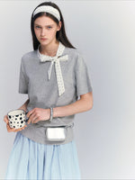 Polka Dot Bow Top