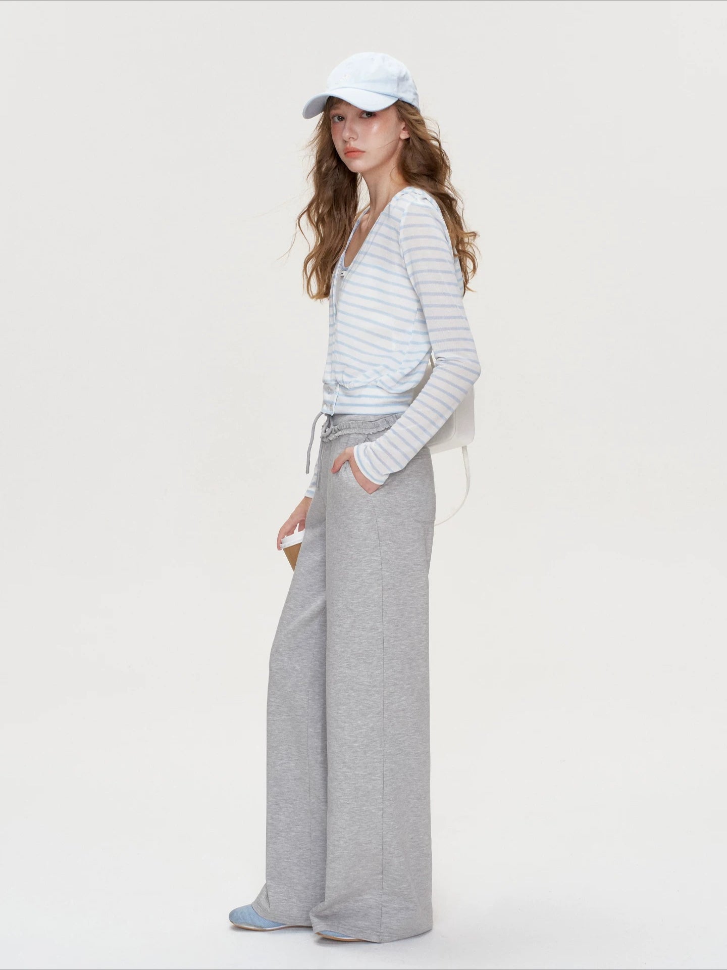 Cotton Straight Pants