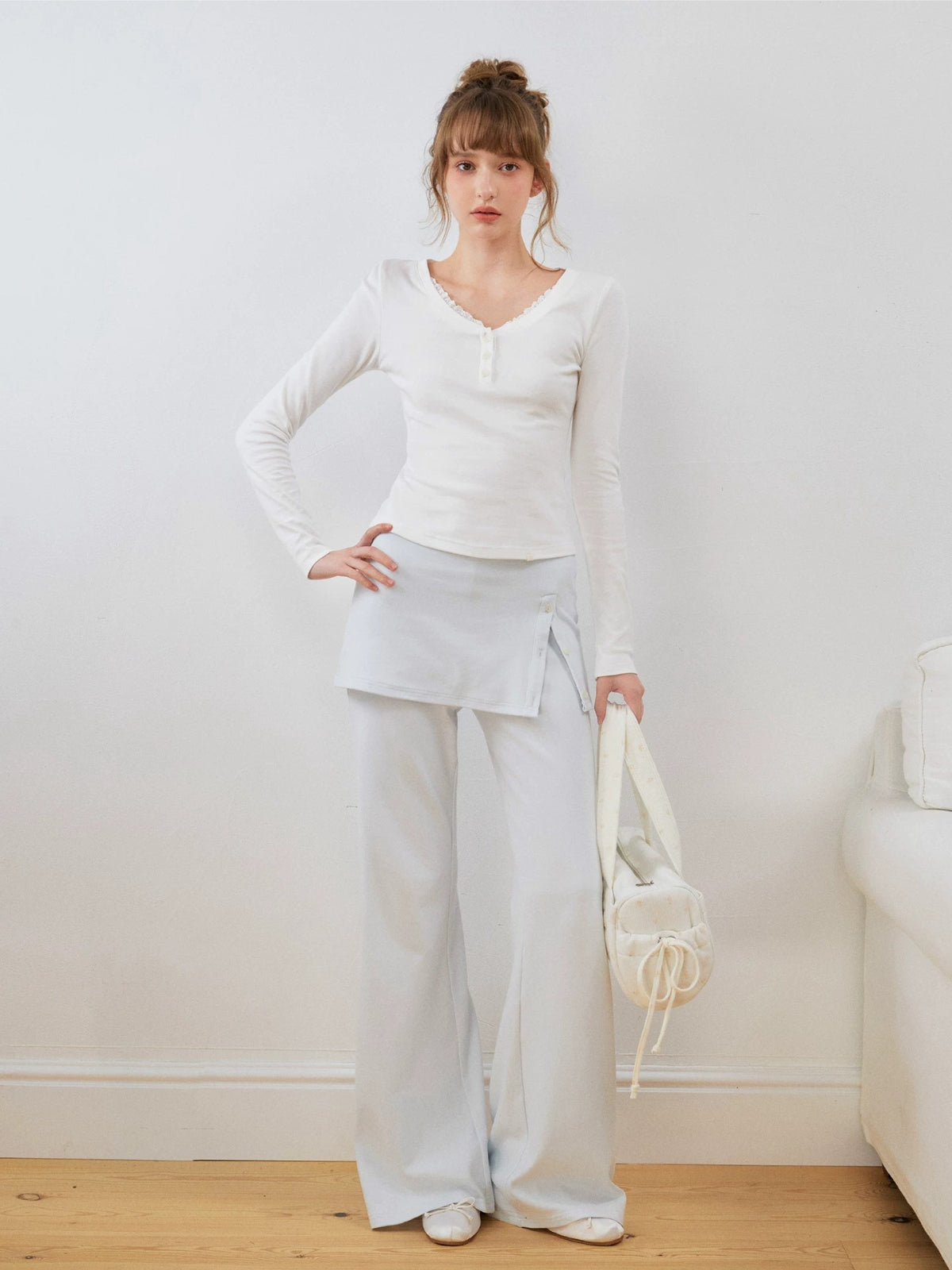 Split Flare Lounge Pants