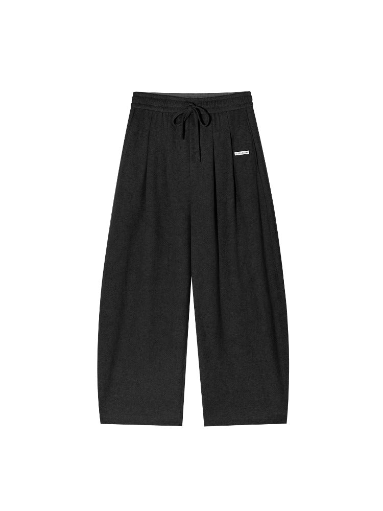 Fleece Lined Curved Sweatpants