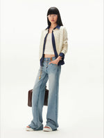 Cloud Wool Patchwork Cardigan