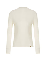Seamless Wool Blend Mockneck Top