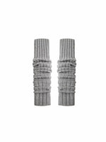 Slouchy Ribbed Knit Leg Warmers
