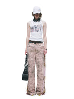 Tie-Dye Distressed Sweatpants