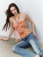Washed Flared Denim Jeans