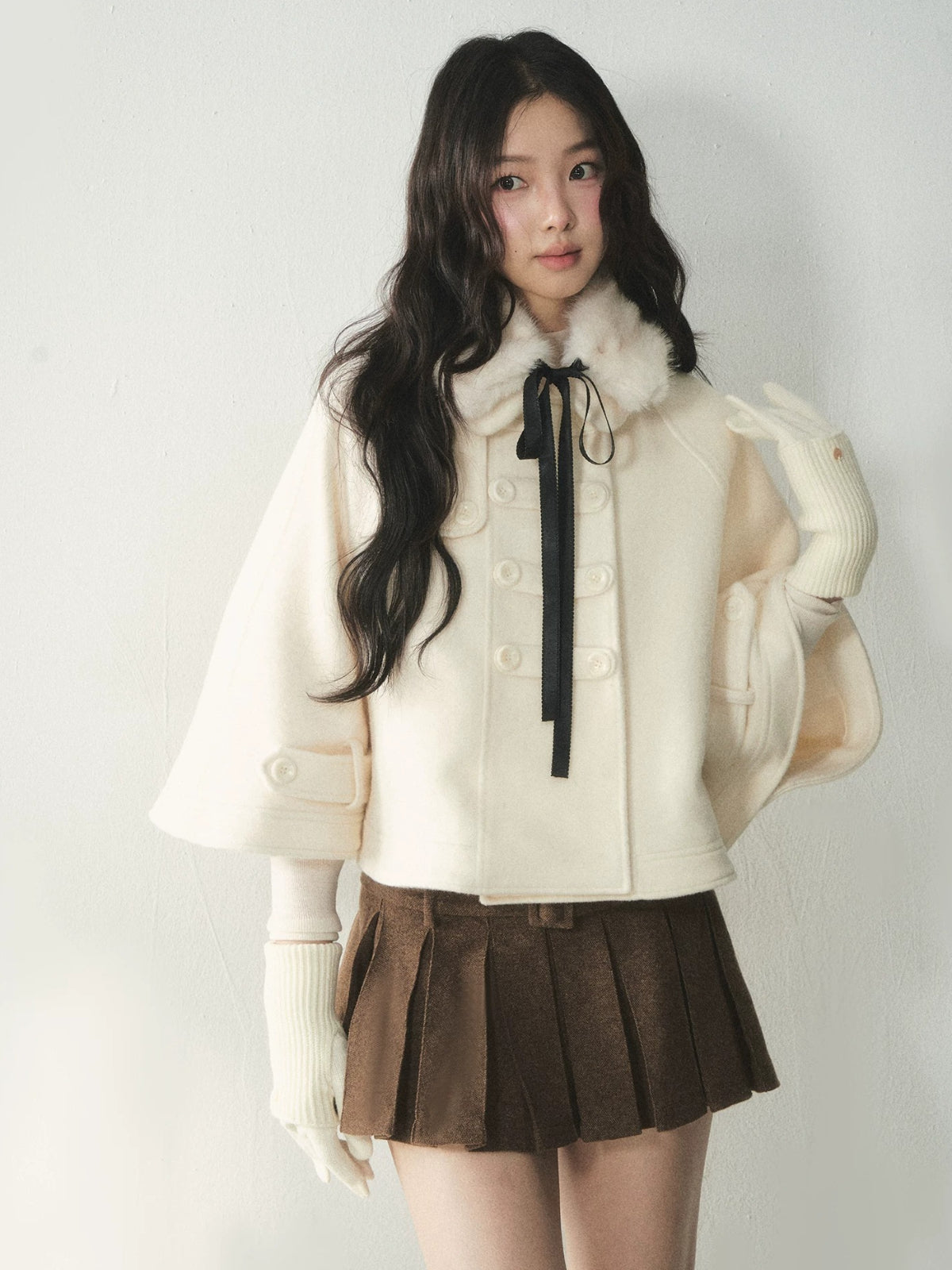 Wool Napoleon Cape Coat