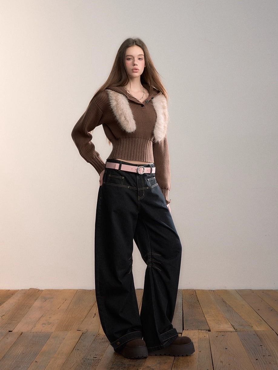 Original Black Straight Jeans