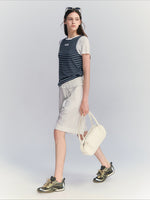 Lace Waist Bermuda Shorts