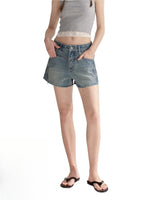 Rhinestone Denim Shorts