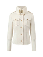 Vintage Sailor Collar Woolen Jacket