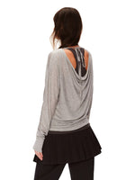 Lyocell Two-Piece Draped Top