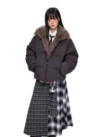 Vintage Fur Collar Down