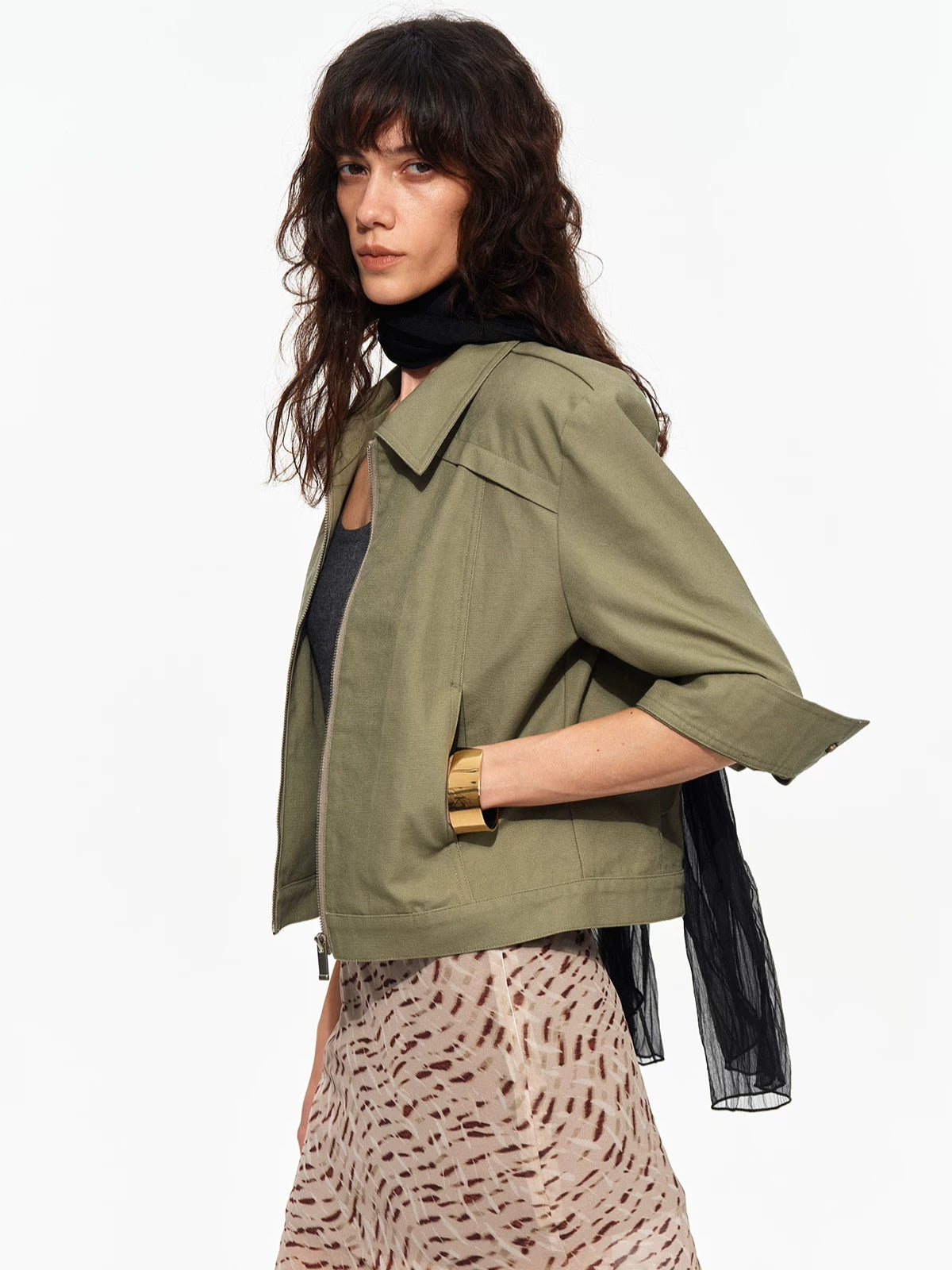 Leopard A-Line Skirt