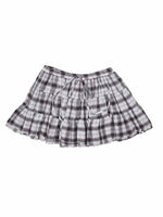 Plaid Shirt & Skort Set
