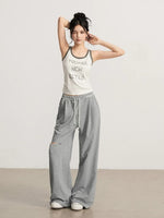 Contrast Letter Tank Top