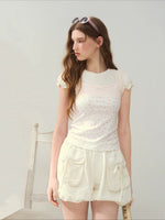 Floral Patchwork Layered Lace Tee