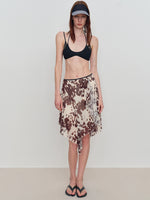 Irregular Flowy Mesh Skirt