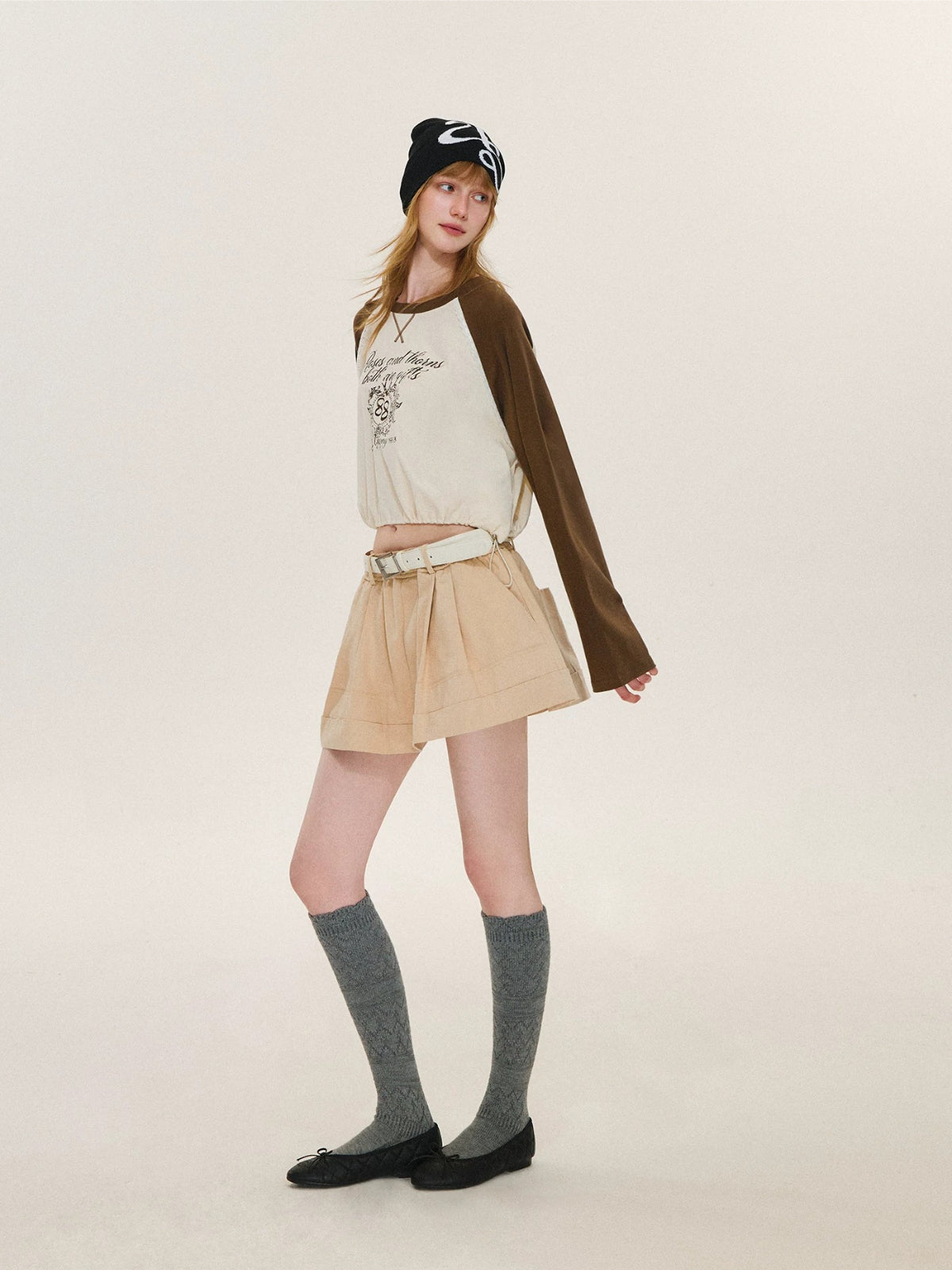 Cotton A-Line Skort
