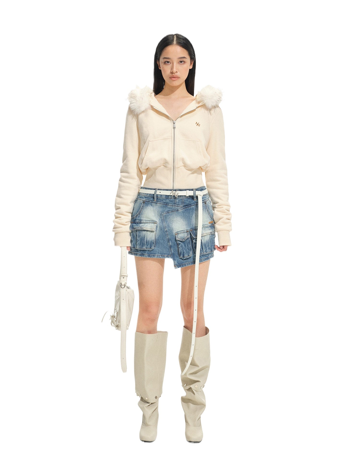 Ranch Denim Mini Skirt