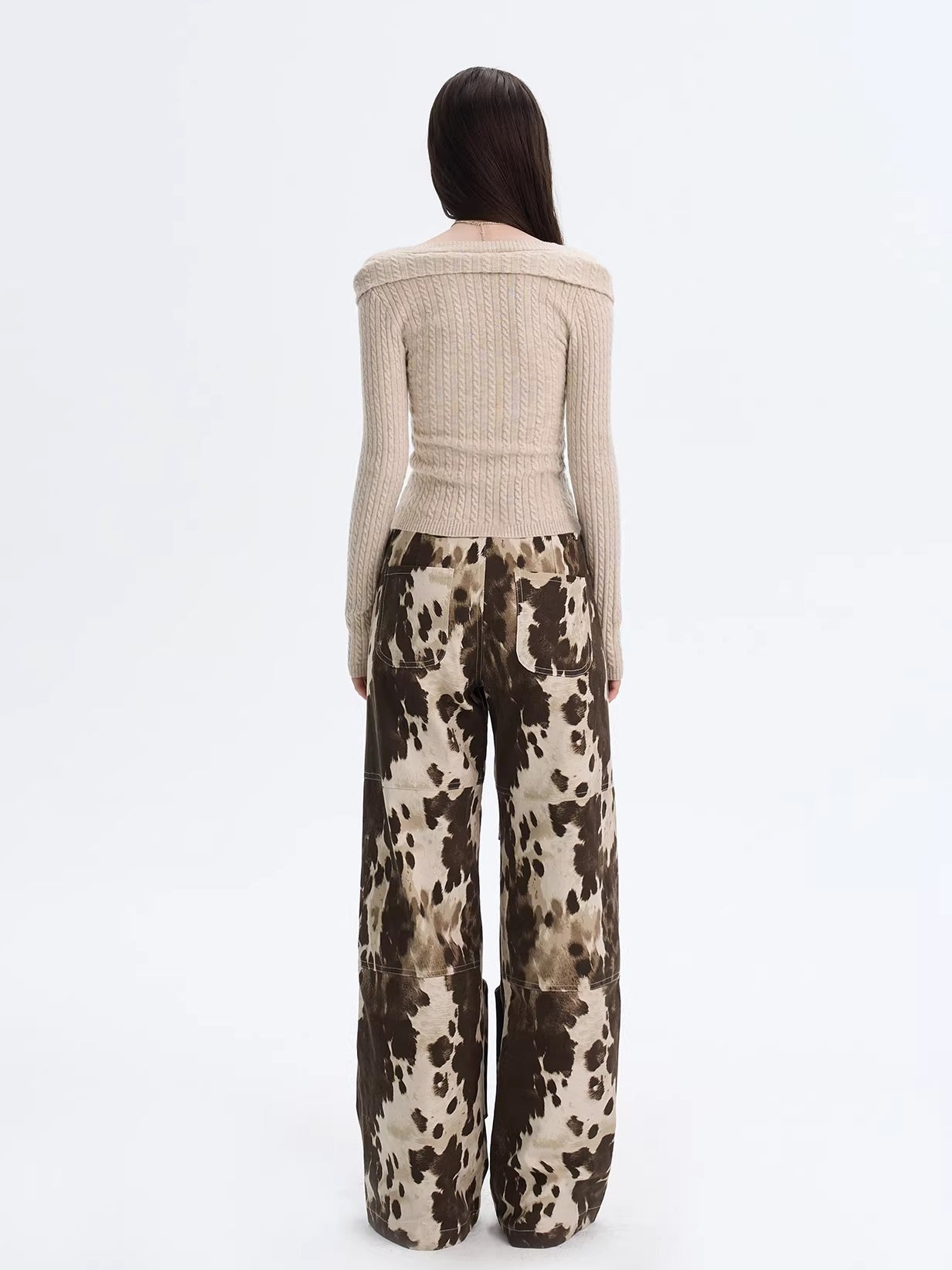 Cable Knit Tie Sweater