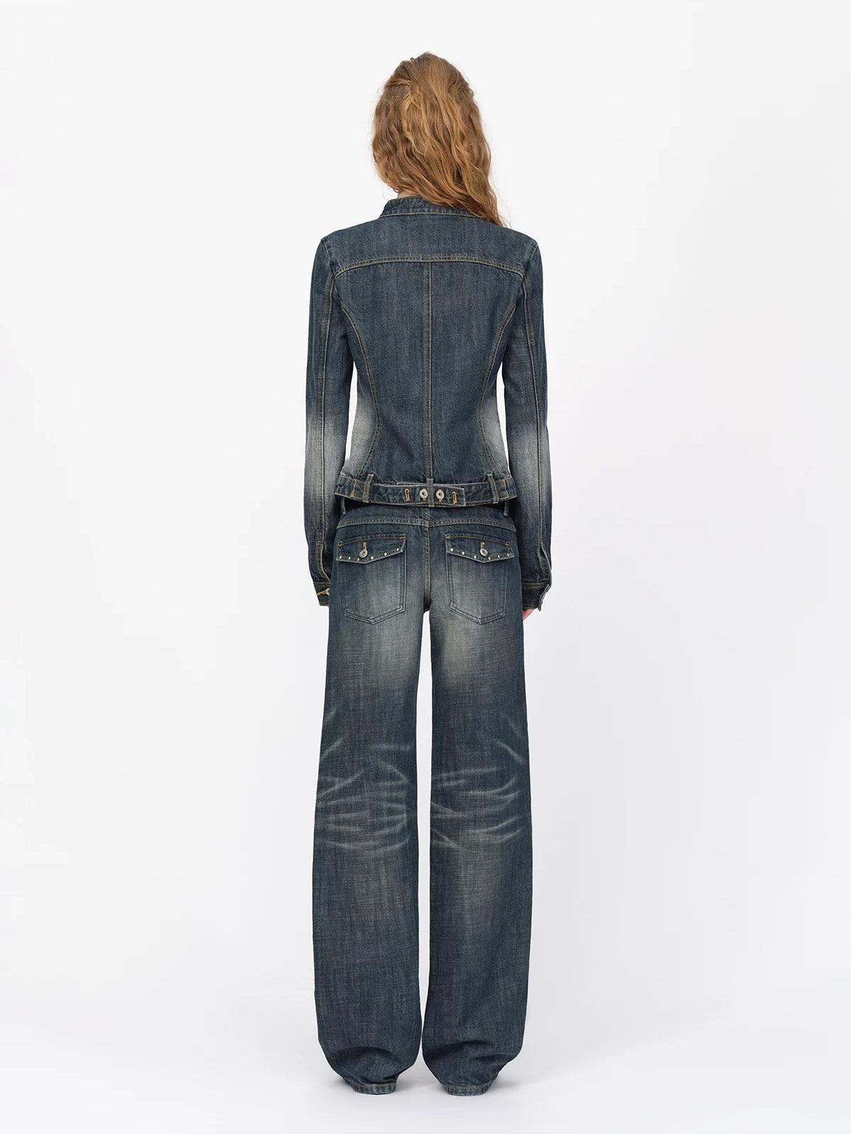 Vintage Wave Washed Jeans
