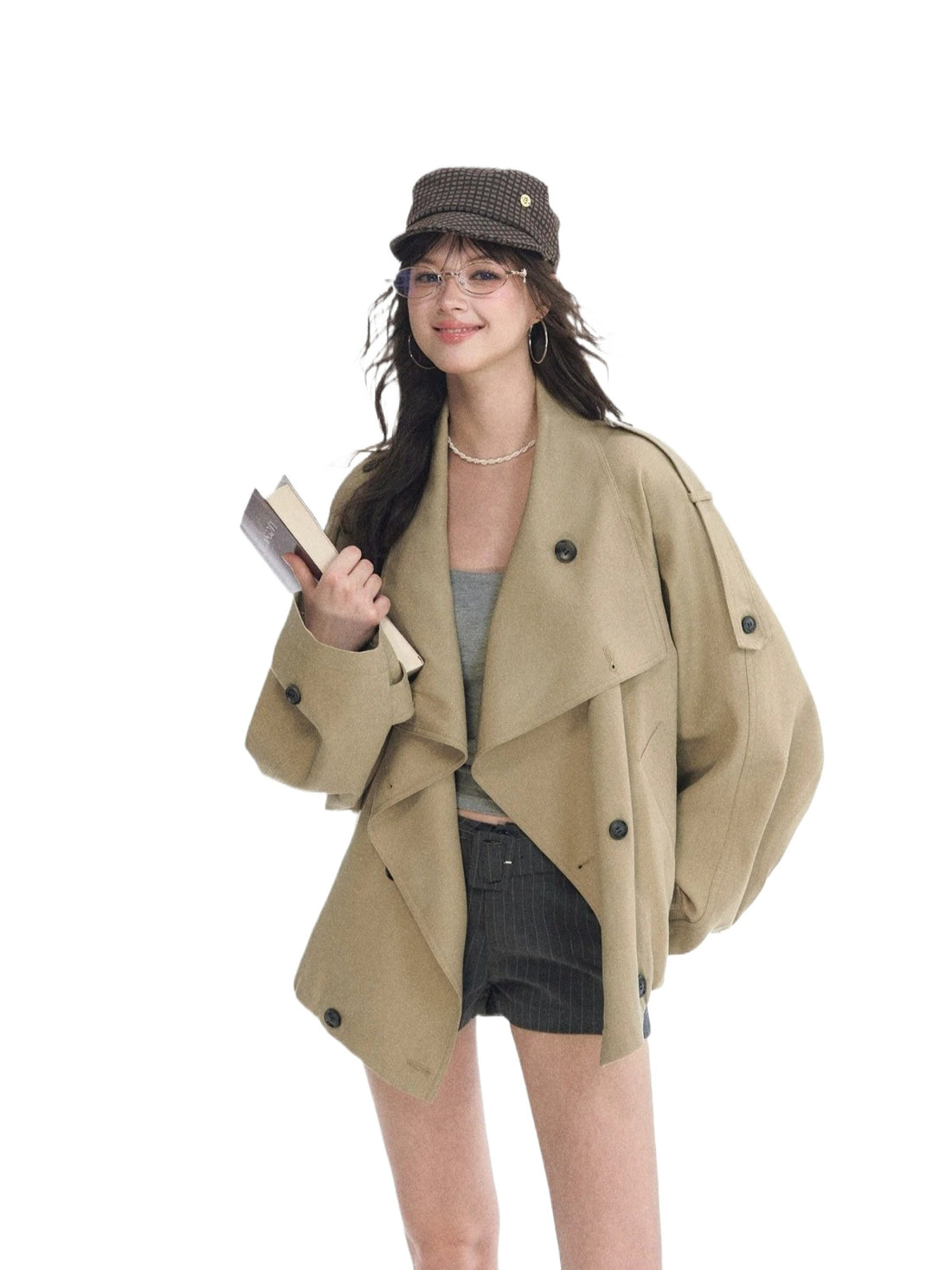 Double Breasted Short Jacket