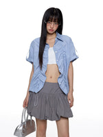 Striped Short Sleeve Shirt