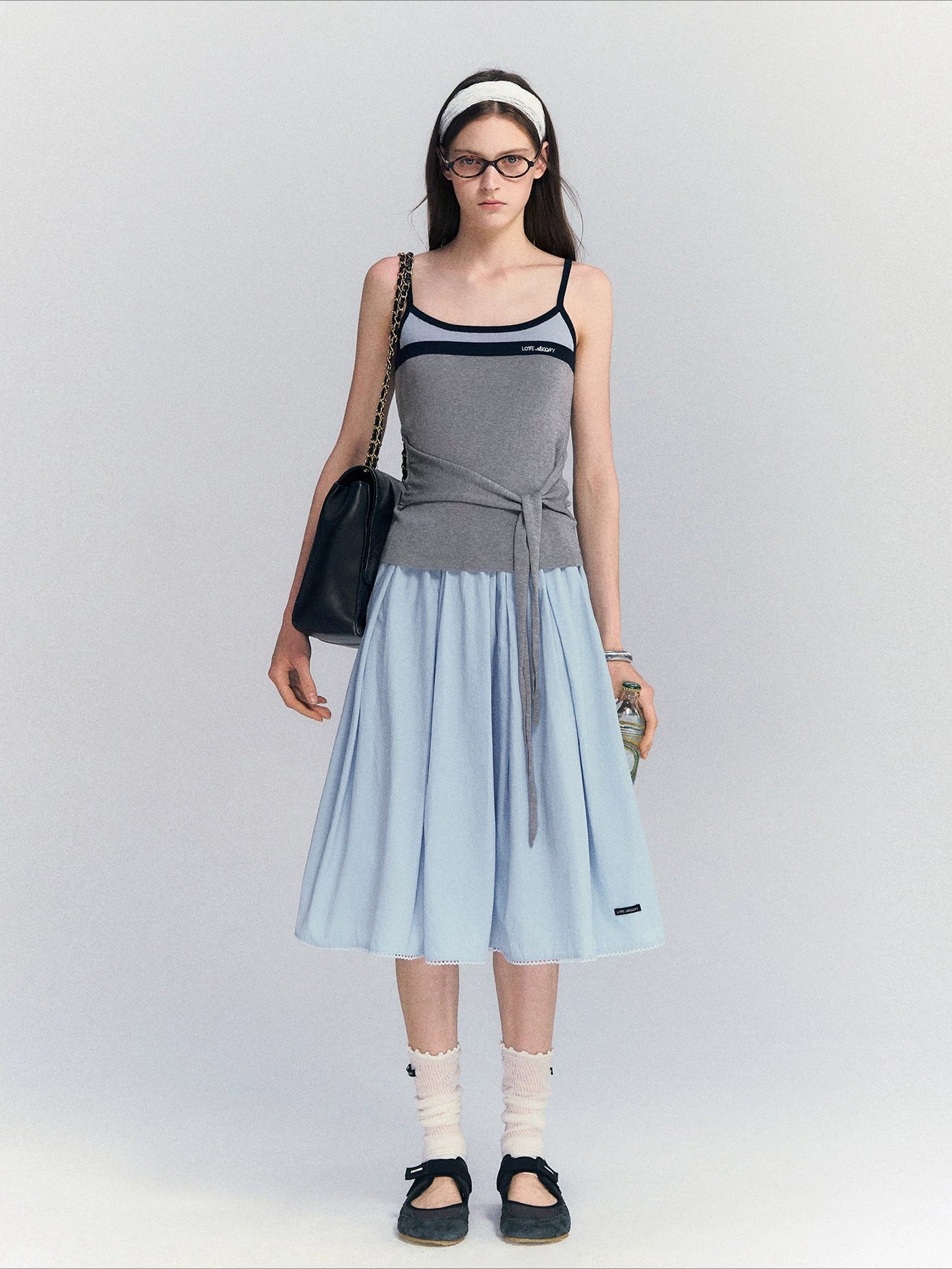 Contrast Strap Tank Top