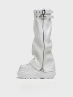 Square Toe Platform Sneakers