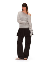 Lyocell Two-Piece Draped Top