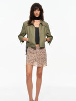 Leopard A-Line Skirt