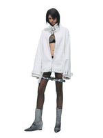 Punk Stand Collar Leather Jacket